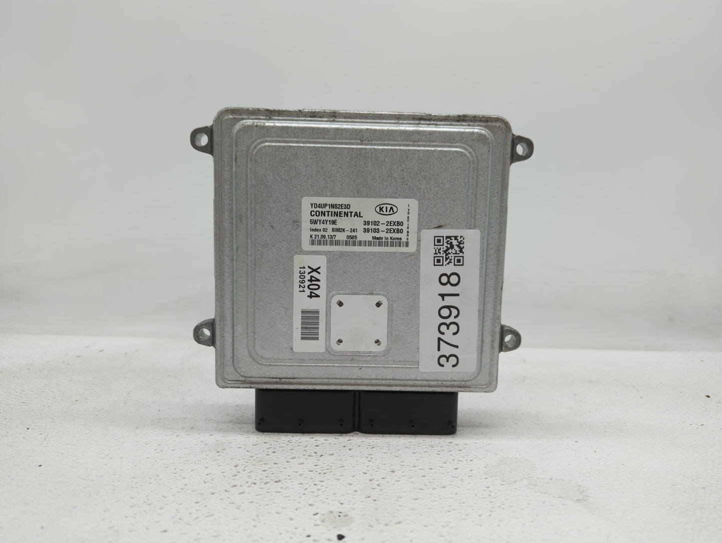 2014 Kia Forte PCM Engine Control Computer ECU ECM PCU OEM P/N:39102-2EXB0 39103-2EXB0 Fits OEM Used Auto Parts - Oemusedaut