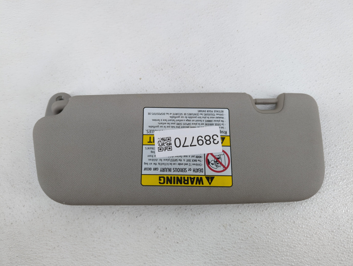 2014-2016 Kia Forte Sun Visor Shade Replacement Passenger Right Mirror Fits Fits 2014 2015 2016 OEM Used Auto Parts - Oemuse