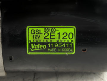 2014-2016 Kia Forte Car Starter Motor Solenoid OEM P/N:36100-2E120 Fits Fits 2012 2013 2014 2015 2016 OEM Used Auto Parts