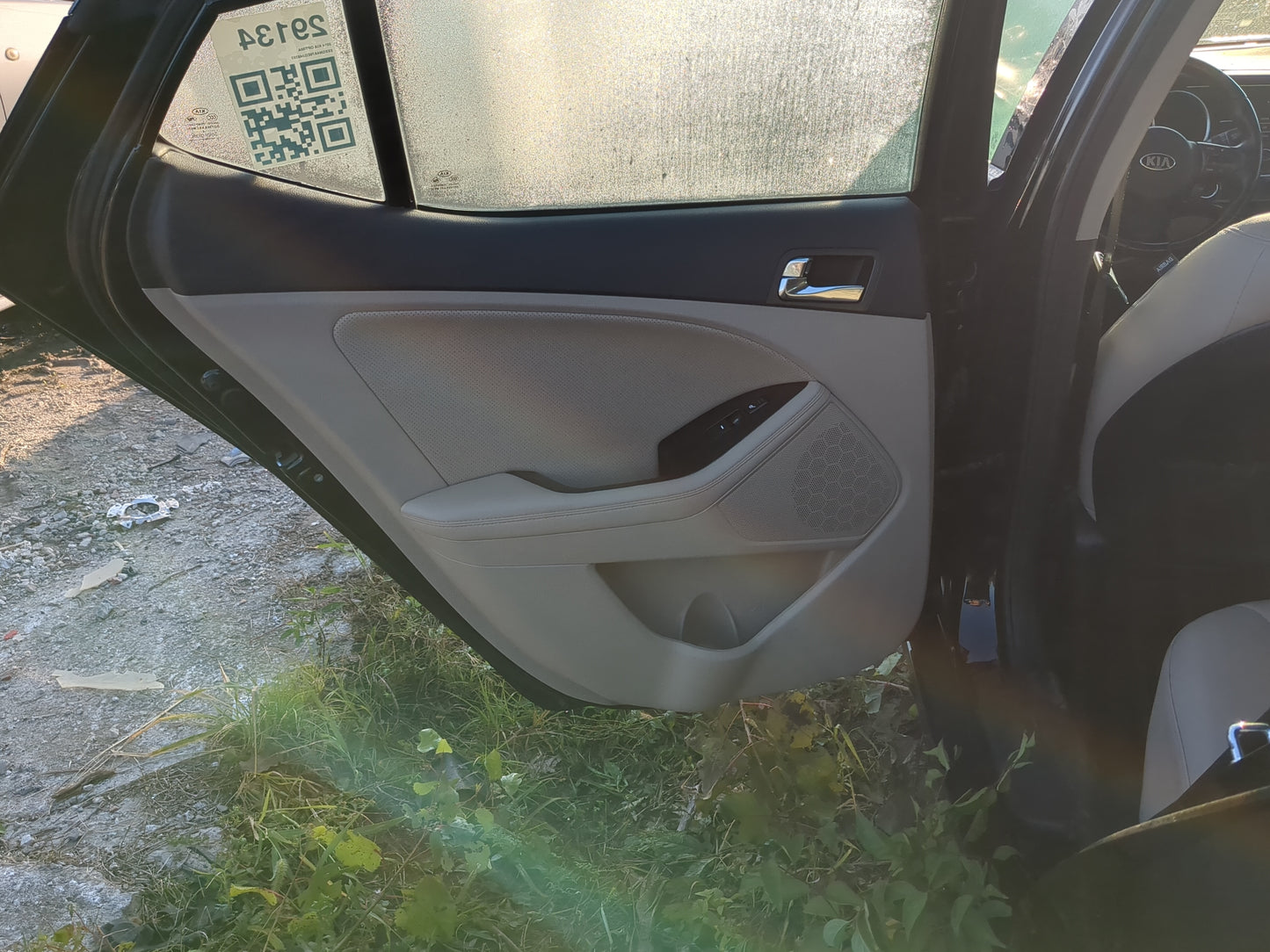 2011-2015 Kia Optima Driver Rear Door Oem - Oemusedautoparts1.com