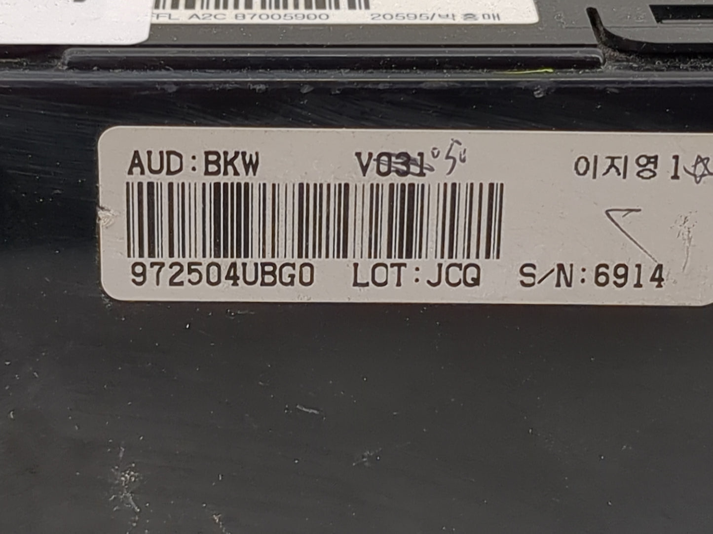 2014-2016 Kia Optima Climate Control Module Temperature AC/Heater Replacement P/N:972504UBG0 Fits Fits 2014 2015 2016 OEM Us