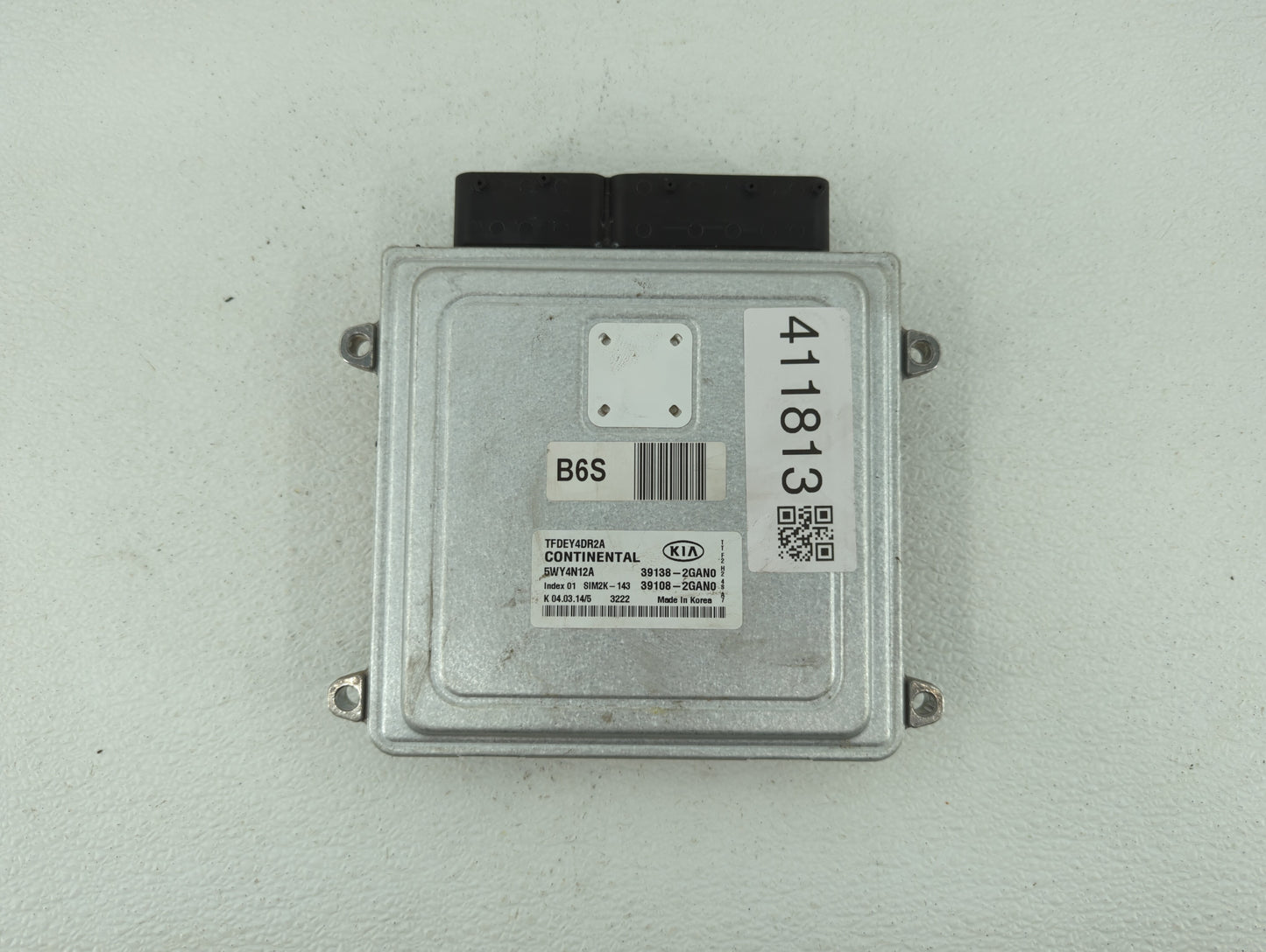 2014 Kia Optima PCM Engine Control Computer ECU ECM PCU OEM P/N:39138-2GAN0 39108-2GAN0 Fits OEM Used Auto Parts - Oemusedau