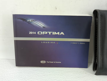 2014 Kia Optima Owners Manual Book Guide OEM Used Auto Parts