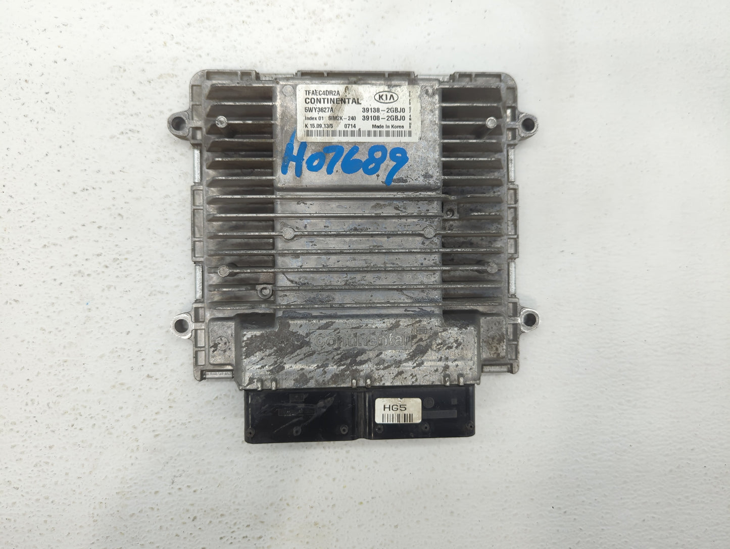 2014-2015 Kia Optima PCM Engine Control Computer ECU ECM PCU OEM P/N:39108-2GBJ0 39138-2GBJ0 Fits Fits 2014 2015 OEM Used Au