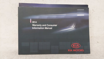2014 Kia Optima Owners Manual Book Guide OEM Used Auto Parts