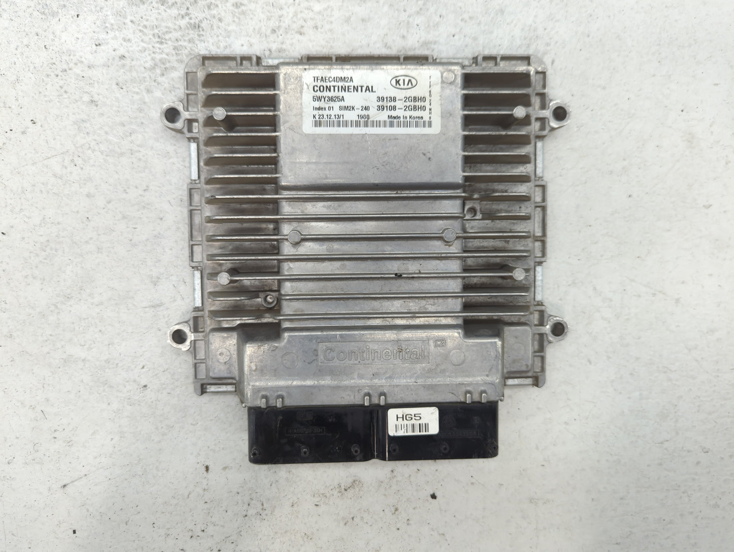 2014-2015 Kia Optima PCM Engine Control Computer ECU ECM PCU OEM P/N:39138-2GBH0 Fits Fits 2014 2015 OEM Used Auto Parts - O