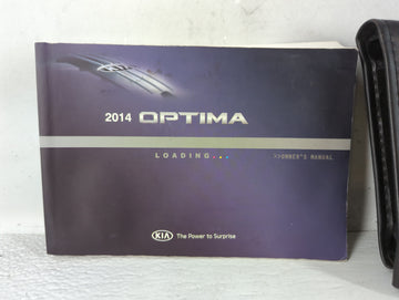 2014 Kia Optima Owners Manual Book Guide P/N:A4C0-EU3DD OEM Used Auto Parts