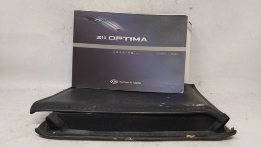 2014 Kia Optima Owners Manual Book Guide OEM Used Auto Parts