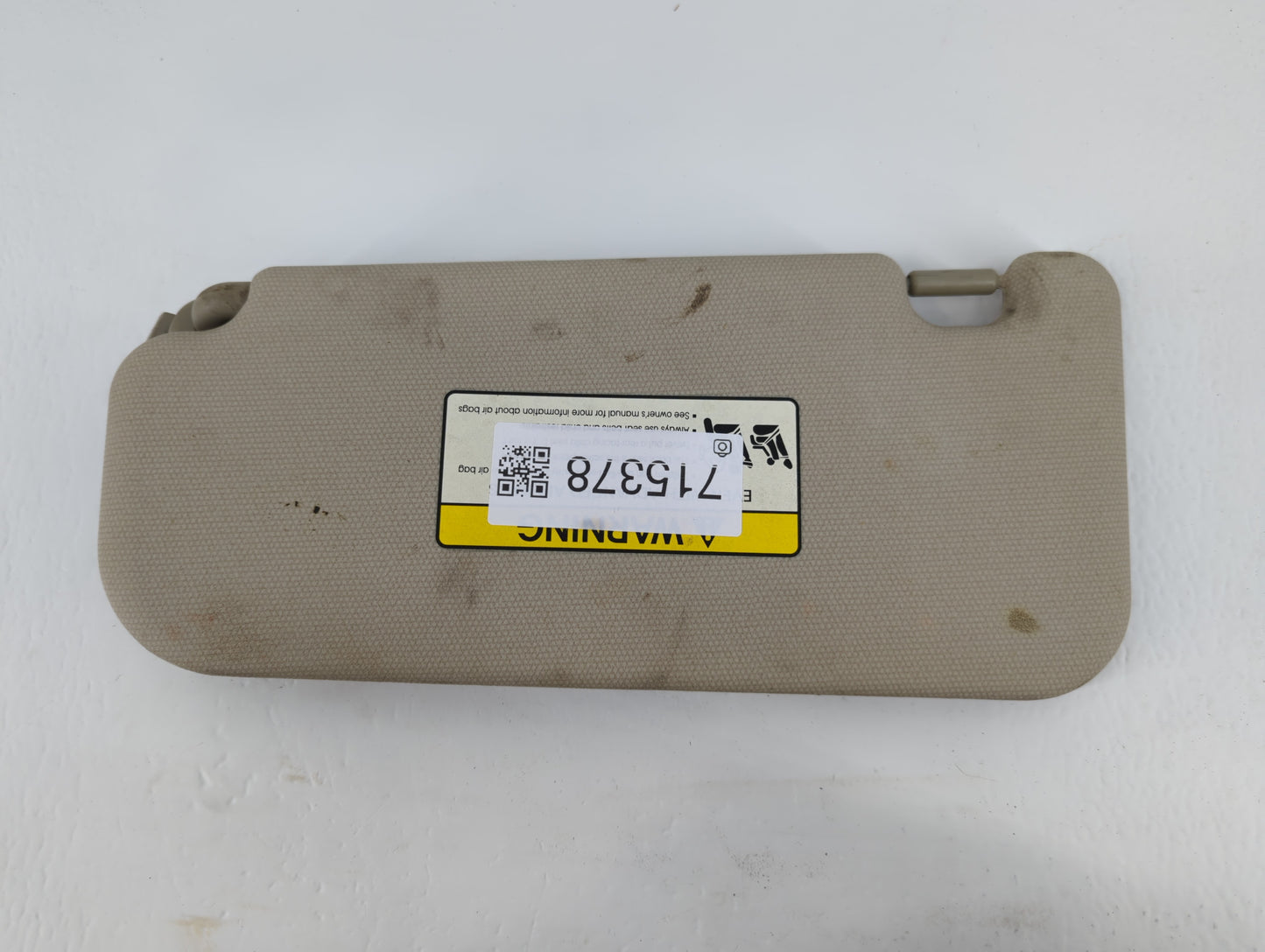 2012-2017 Kia Rio Sun Visor Shade Replacement Passenger Right Mirror Fits Fits 2012 2013 2014 2015 2016 2017 OEM Used Auto P