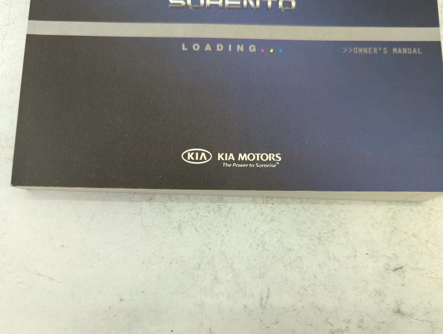 2014 Kia Sorento Owners Manual Book Guide P/N:A2PO-EU15A OEM Used Auto Parts - Oemusedautoparts1.com
