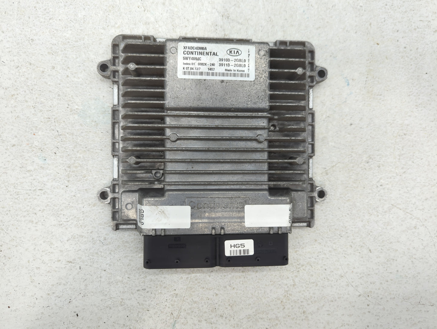 2014-2015 Kia Sorento PCM Engine Control Computer ECU ECM PCU OEM P/N:39103-2GBL0 Fits Fits 2014 2015 OEM Used Auto Parts -