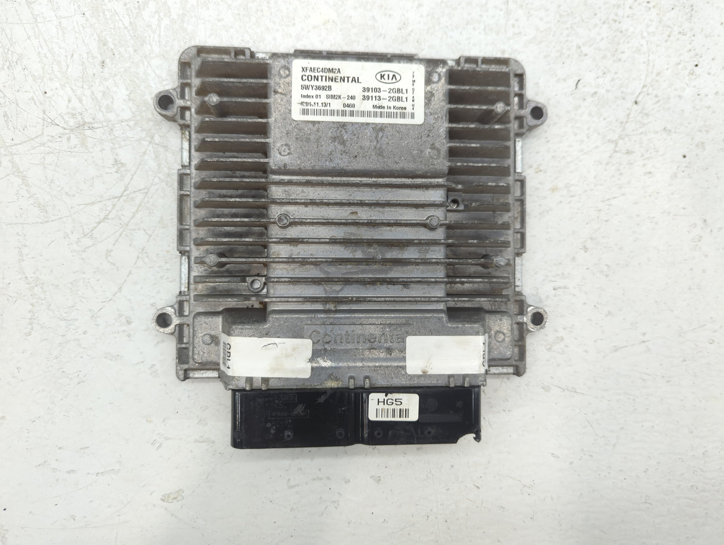 2014-2015 Kia Sorento PCM Engine Control Computer ECU ECM PCU OEM P/N:39103-2GBL1 Fits Fits 2014 2015 OEM Used Auto Parts -