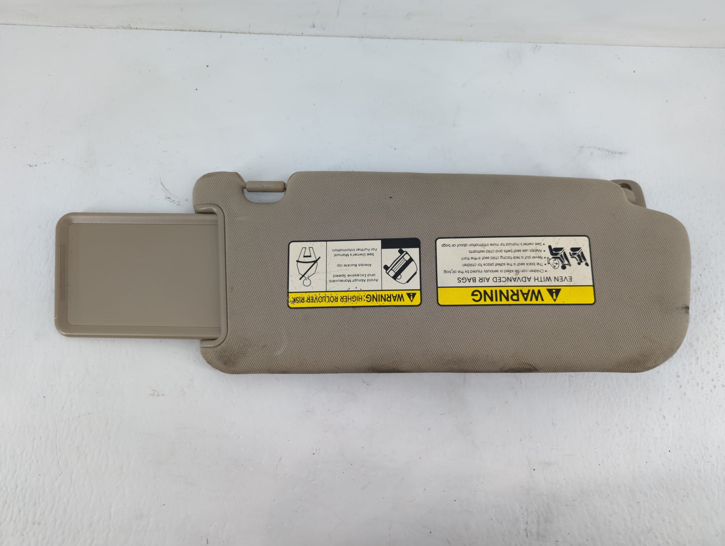 2011-2015 Kia Sorento Sun Visor Shade Replacement Driver Left Mirror Fits Fits 2011 2012 2013 2014 2015 OEM Used Auto Parts