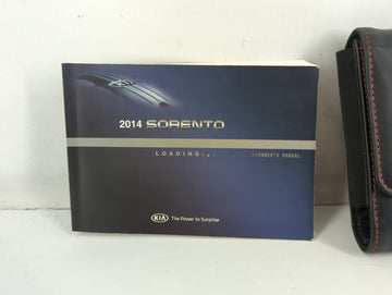 2014 Kia Sorento Owners Manual Book Guide P/N:A2PO-EU37E OEM Used Auto Parts