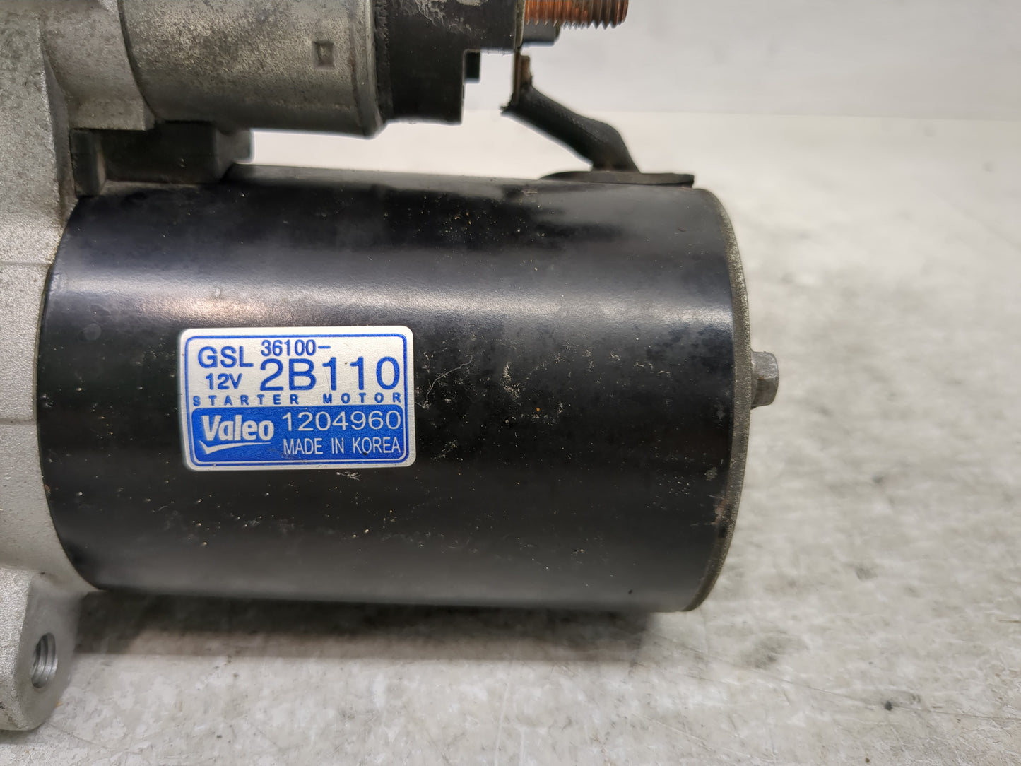 2014-2019 Kia Soul Car Starter Motor Solenoid OEM P/N:36100-2B110 Fits Fits 2014 2015 2016 2017 2018 2019 OEM Used Auto Part