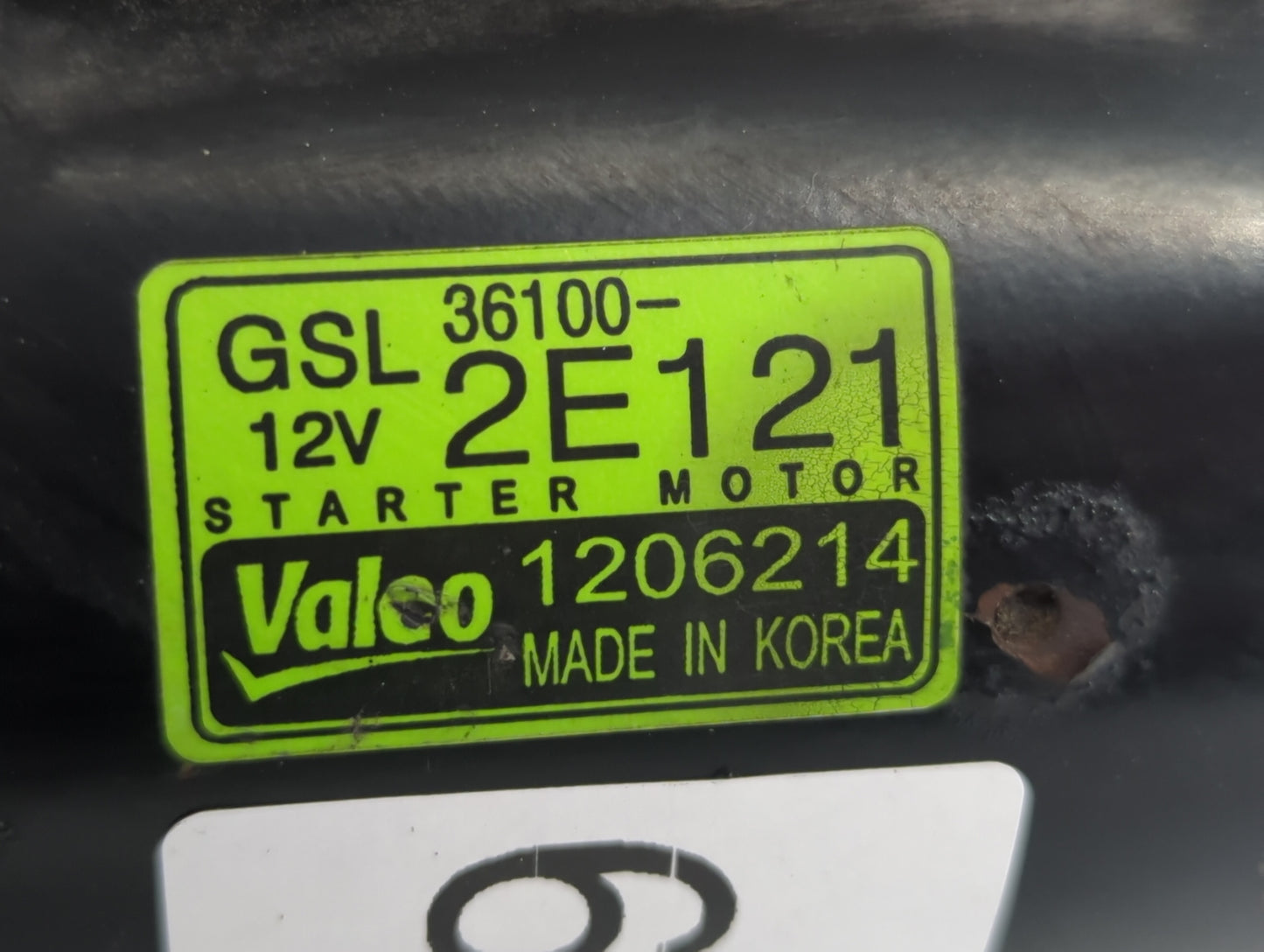 2014-2015 Kia Soul Car Starter Motor Solenoid OEM P/N:1206214 36100-2E121 Fits Fits 2014 2015 2016 OEM Used Auto Parts - Oem