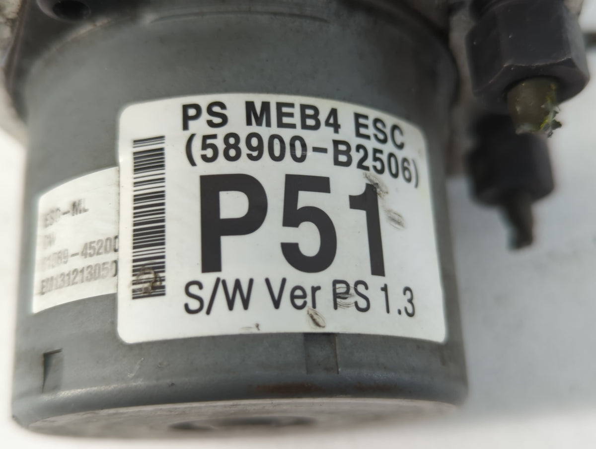 2014-2015 Kia Soul Anti-Lock Brake ABS Pump Module Actuator OEM P/N:58920-B2506 Fits Fits 2014 2015 OEM Used Auto Parts - Oe