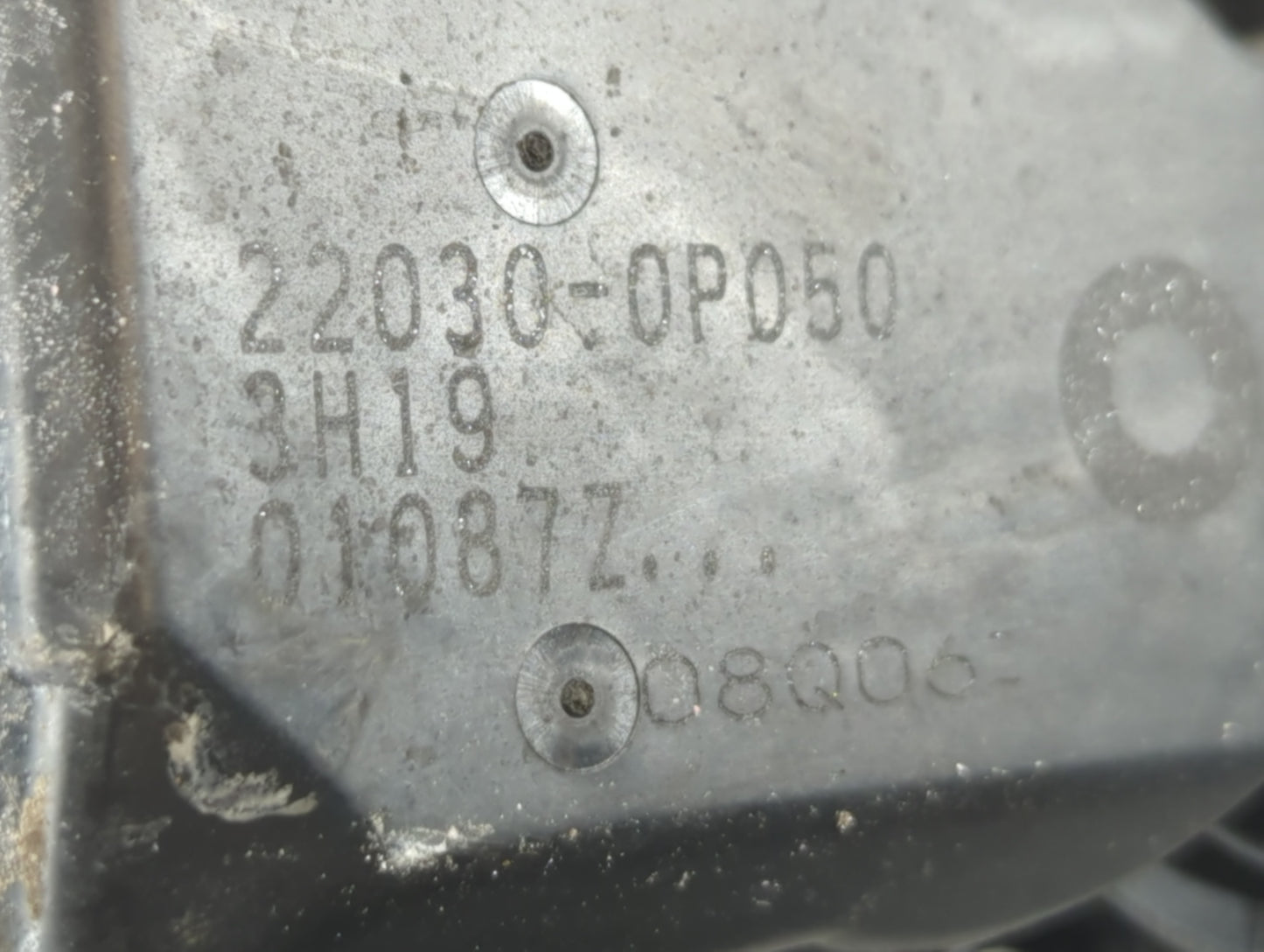 2007-2018 Lexus Es350 Throttle Body P/N:22030-0P050 Fits OEM Used Auto Parts - Oemusedautoparts1.com