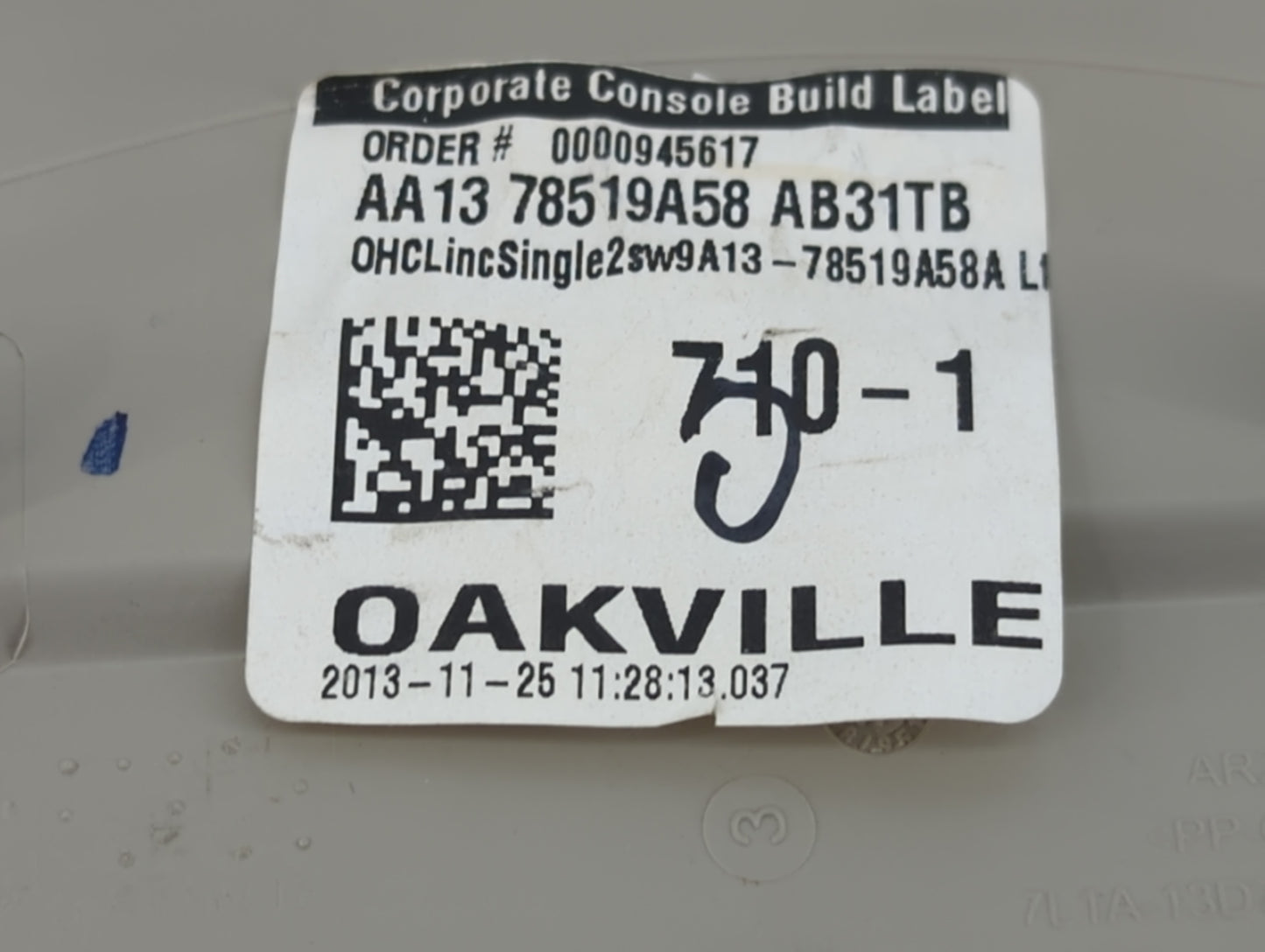 2009-2015 Lincoln Mkx Overhead Roof Console 1321770 - Oemusedautoparts1.com