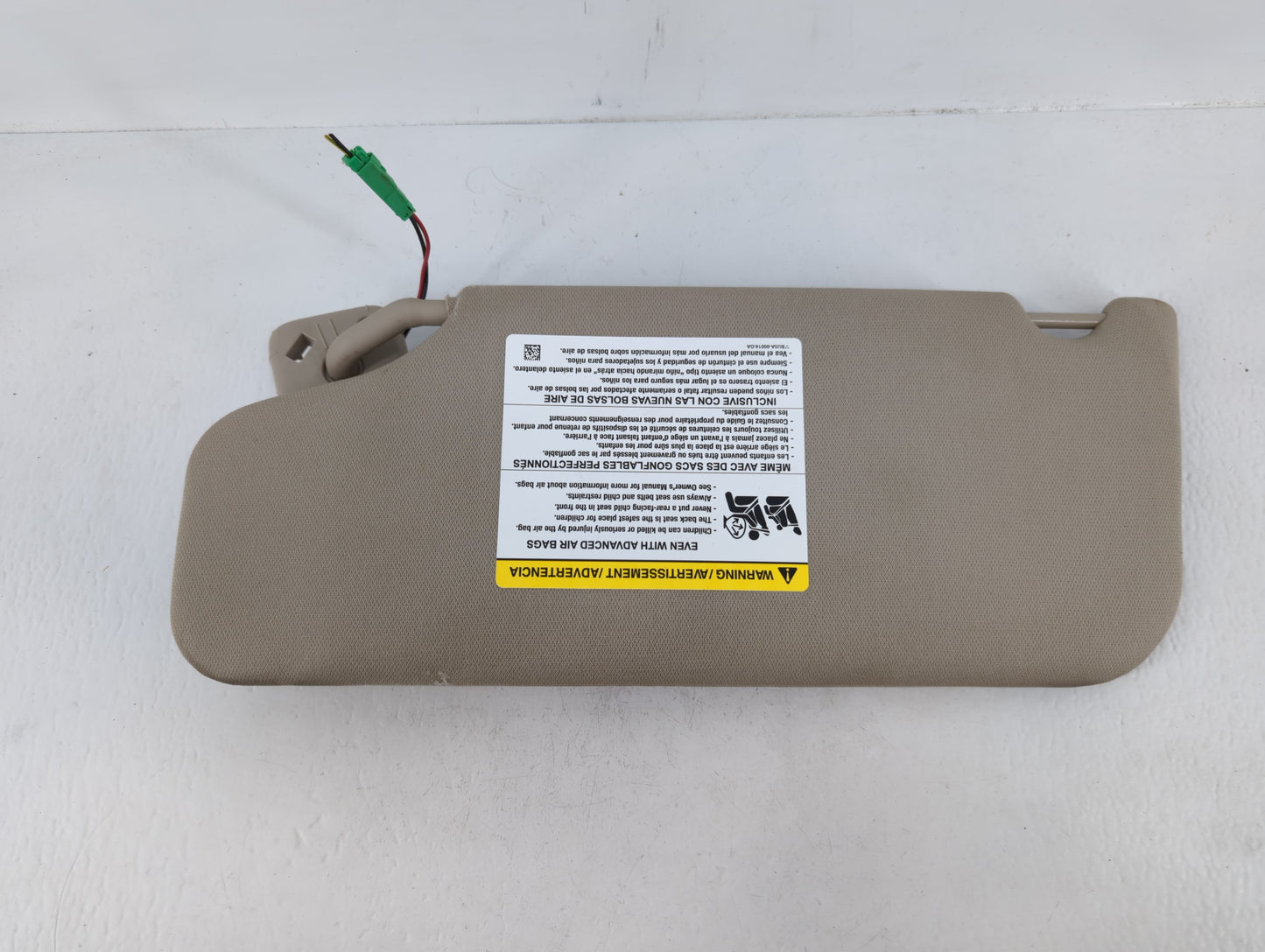 2011-2015 Lincoln Mkx Sun Visor Shade Replacement Passenger Right Mirror Fits Fits 2011 2012 2013 2014 2015 OEM Used Auto Pa