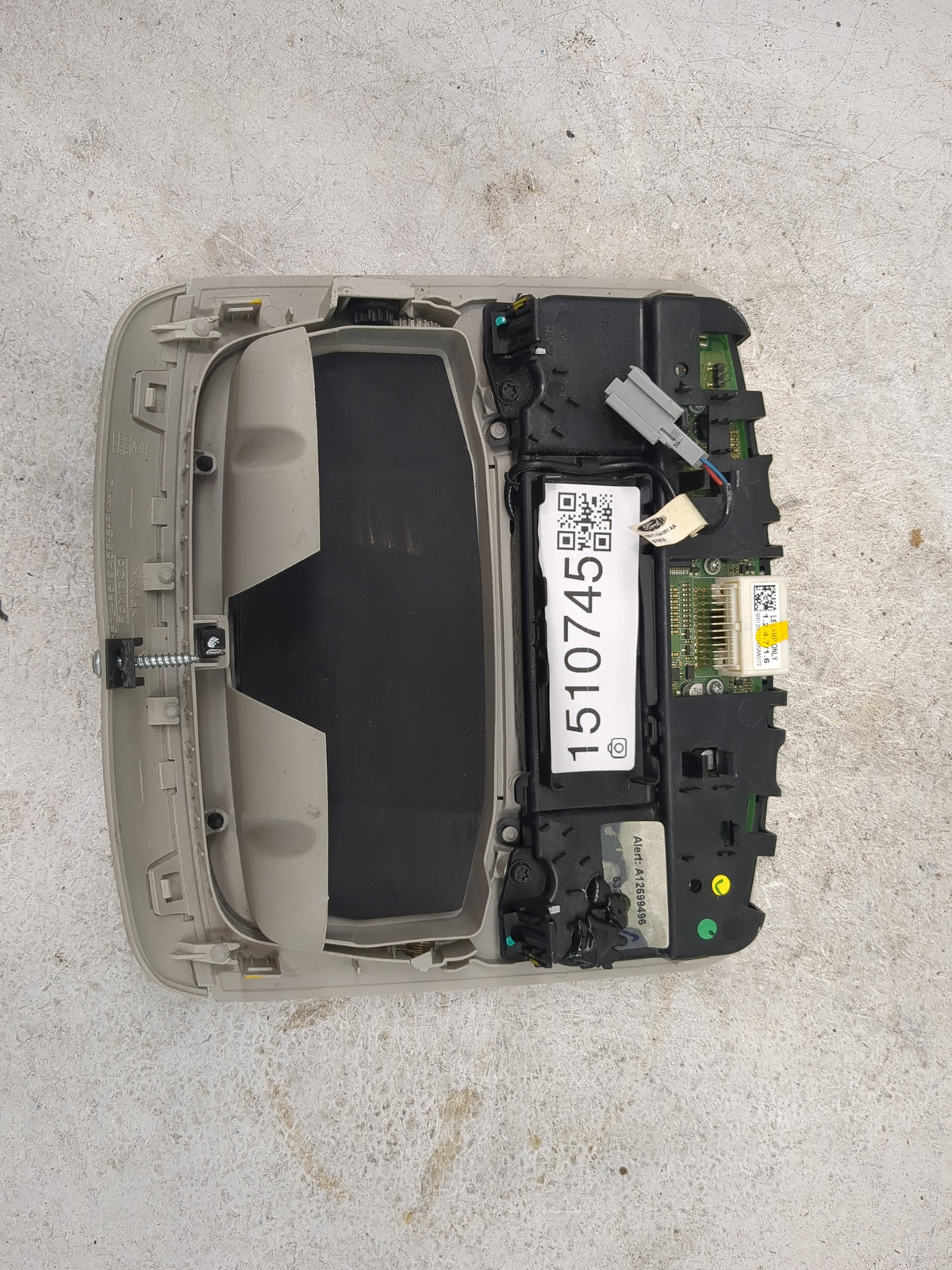 2014 Lincoln Mkz Overhead Roof Console Tan - Oemusedautoparts1.com