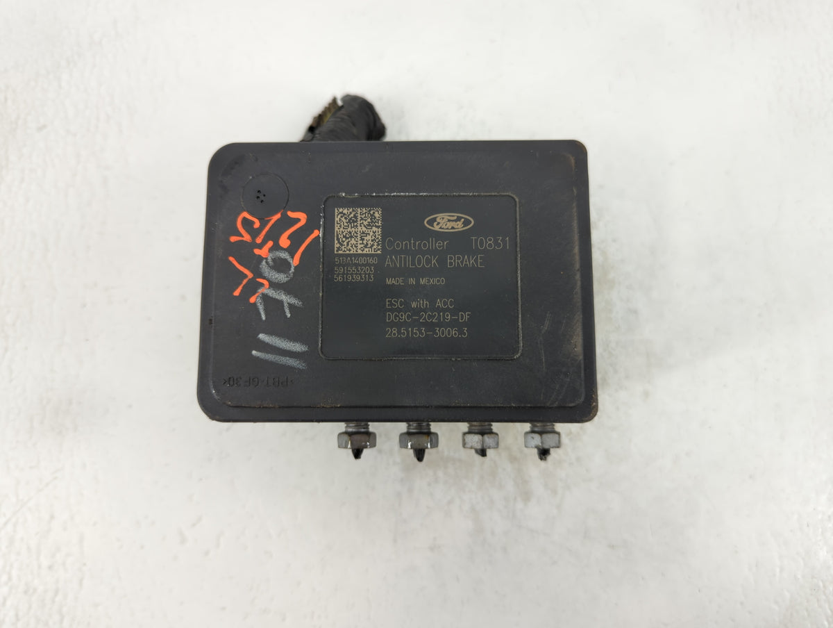 2014-2016 Lincoln Mkz Anti-Lock Brake ABS Pump Module Actuator OEM P/N:DG9C-2C405-DF Fits Fits 2014 2015 2016 OEM Used Auto