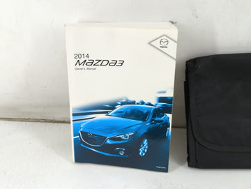 2014 Mazda 3 Owners Manual Book Guide P/N:8DF9-EA-13I OEM Used Auto Parts