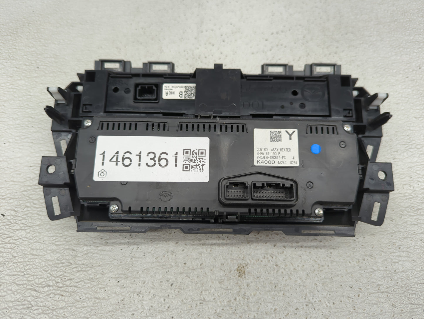 2014-2016 Mazda 3 Climate Control Module Temperature AC/Heater Replacement Fits Fits 2014 2015 2016 OEM Used Auto Parts - Oe