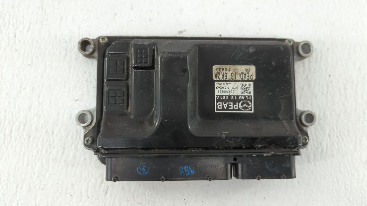 2014 Mazda 3 PCM Engine Control Computer ECU ECM PCU OEM P/N:PEAB18881A PE AB 18 881 A Fits OEM Used Auto Parts - Oemusedaut
