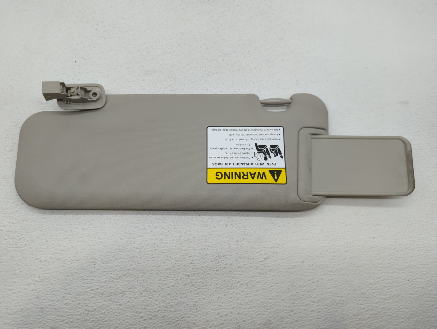 2014 Mazda 3 Sun Visor Shade Replacement Passenger Right Mirror Fits OEM Used Auto Parts - Oemusedautoparts1.com