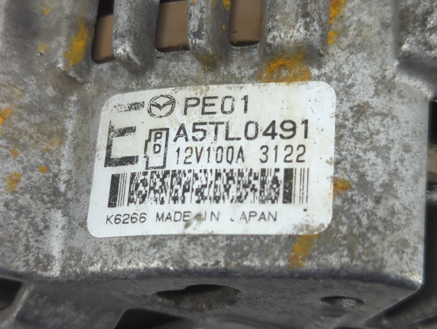 2014-2016 Mazda 6 Alternator Replacement Generator Charging Assembly Engine OEM P/N:A5TL0491 Fits Fits 2013 2014 2015 2016 2