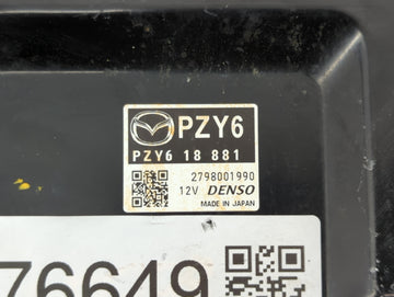 2014 Mazda 6 PCM Engine Control Computer ECU ECM PCU OEM P/N:PZY6 18 881 PYW18 881E, PY9W 18 881 Fits OEM Used Auto Parts