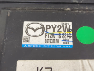 2014-2015 Mazda Cx-5 PCM Engine Control Computer ECU ECM PCU OEM P/N:PY2W 18 881C Fits Fits 2014 2015 OEM Used Auto Parts