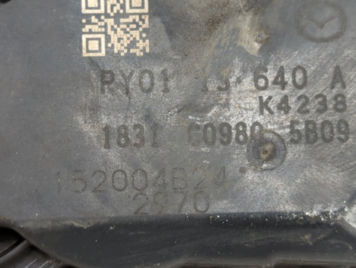 2014 Mazda Cx-5 Throttle Body P/N:PY01 13 640 A Fits OEM Used Auto Parts - Oemusedautoparts1.com