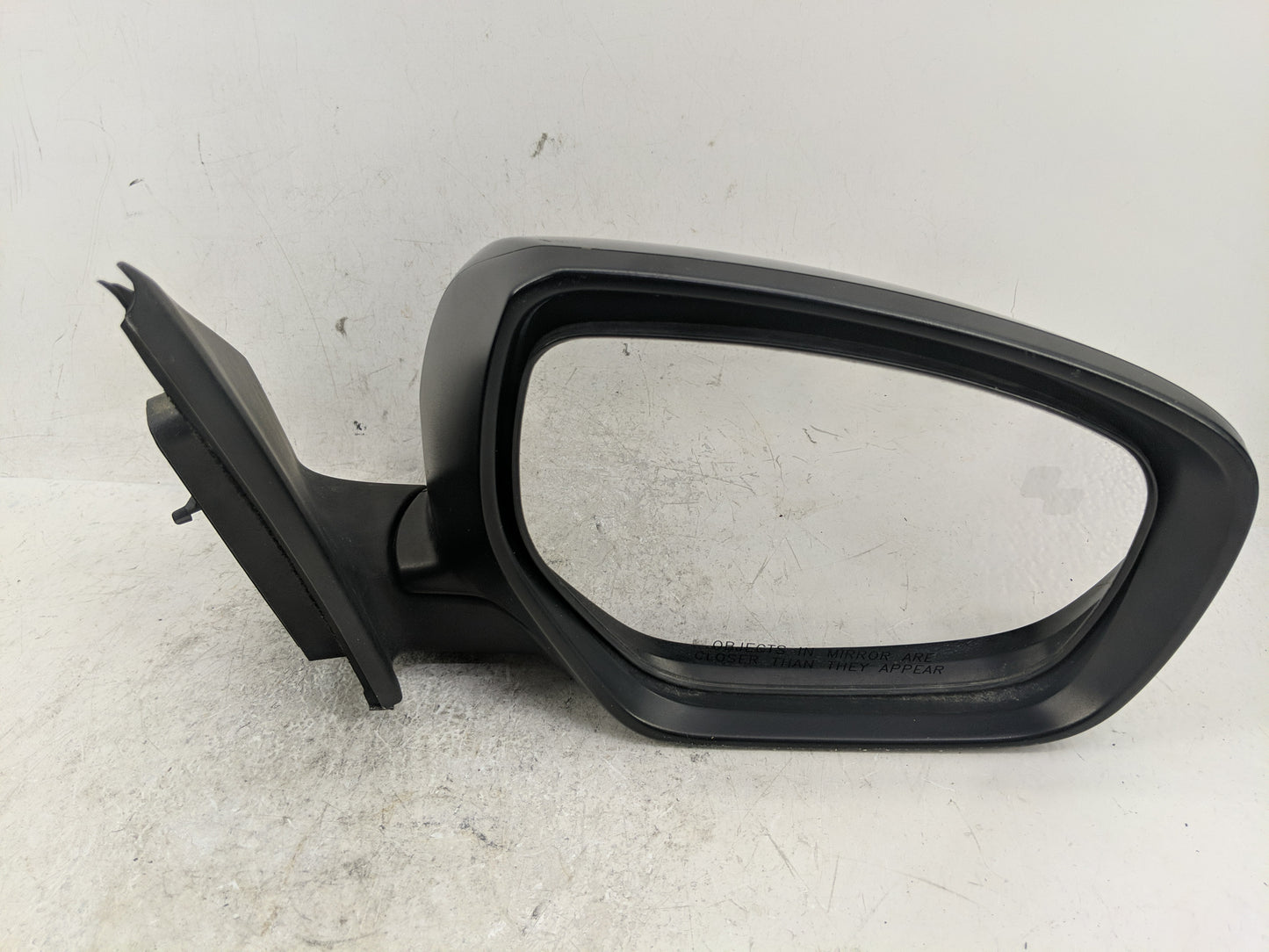 2014-2015 Mazda Cx-9 Passenger Right Side View Manual Door Mirror Black - Oemusedautoparts1.com