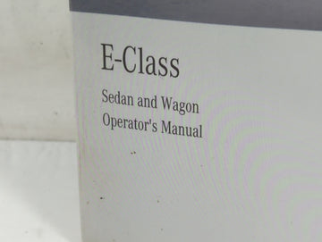 2014 Mercedes-Benz E300 Owners Manual Book Guide P/N:2125844600 212 584 46 00 OEM Used Auto Parts