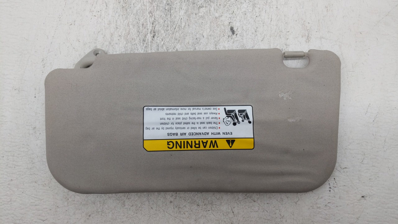 2014 Mitsubishi Mirage Sun Visor Shade Replacement Passenger Right Mirror Fits OEM Used Auto Parts - Oemusedautoparts1.com