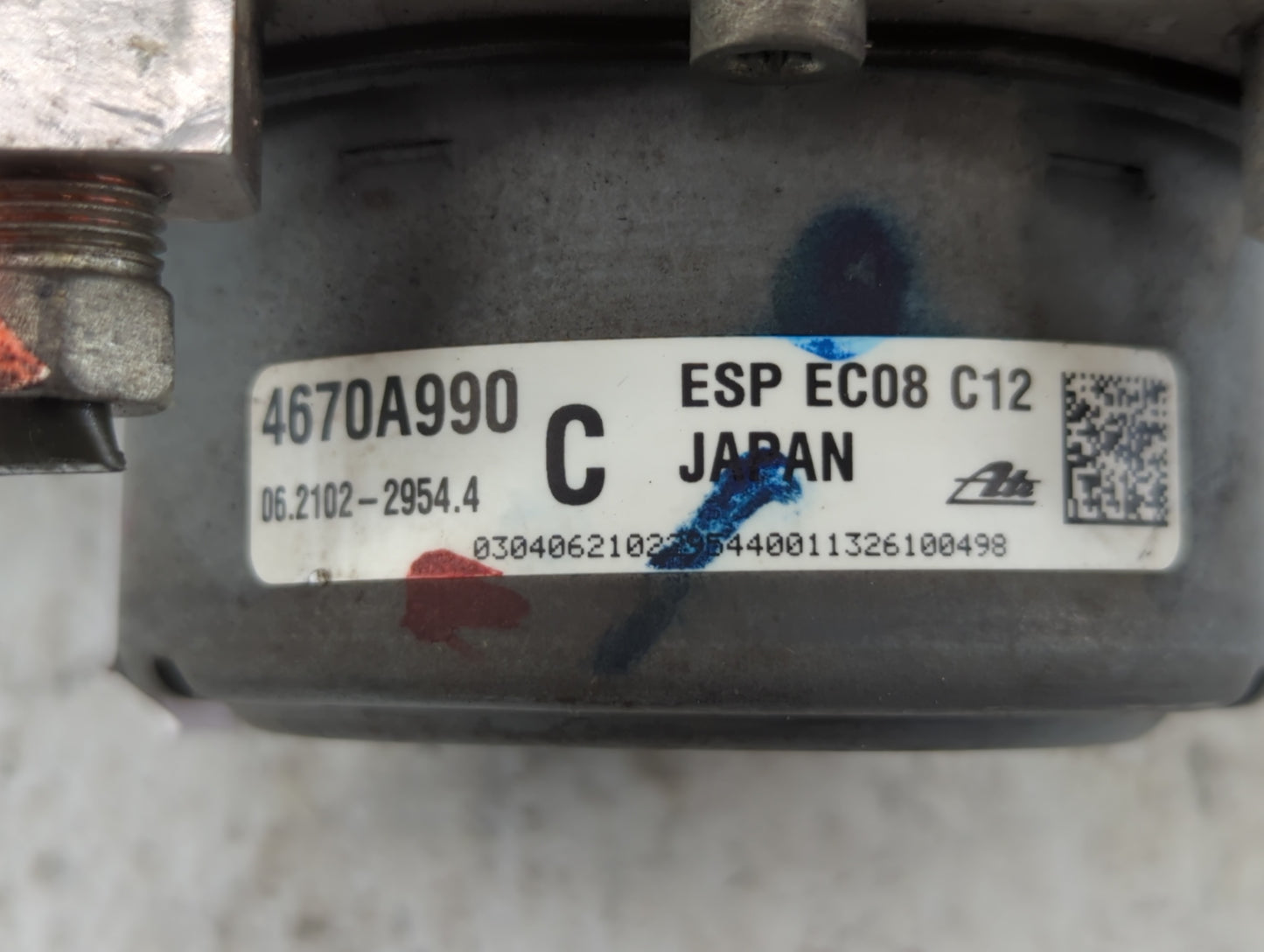 2014-2016 Mitsubishi Outlander ABS Pump Control Module Replacement P/N:ESP EC08 C12 4670A990 Fits Fits 2014 2015 2016 OEM Us