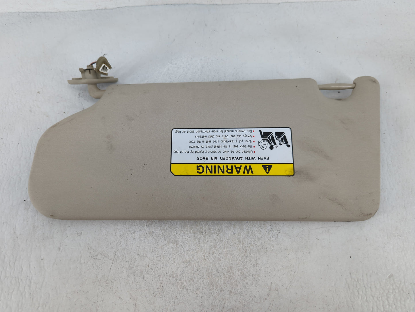 2014-2015 Mitsubishi Outlander Sun Visor Shade Replacement Passenger Right Mirror Fits Fits 2014 2015 OEM Used Auto Parts -