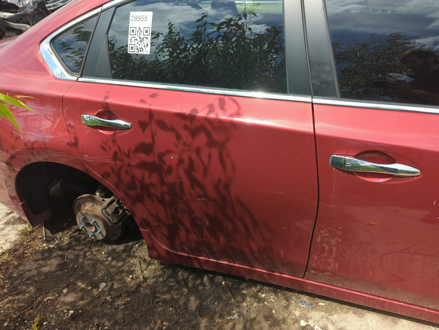 2013-2018 Nissan Altima Passenger Rear Door Oem - Oemusedautoparts1.com