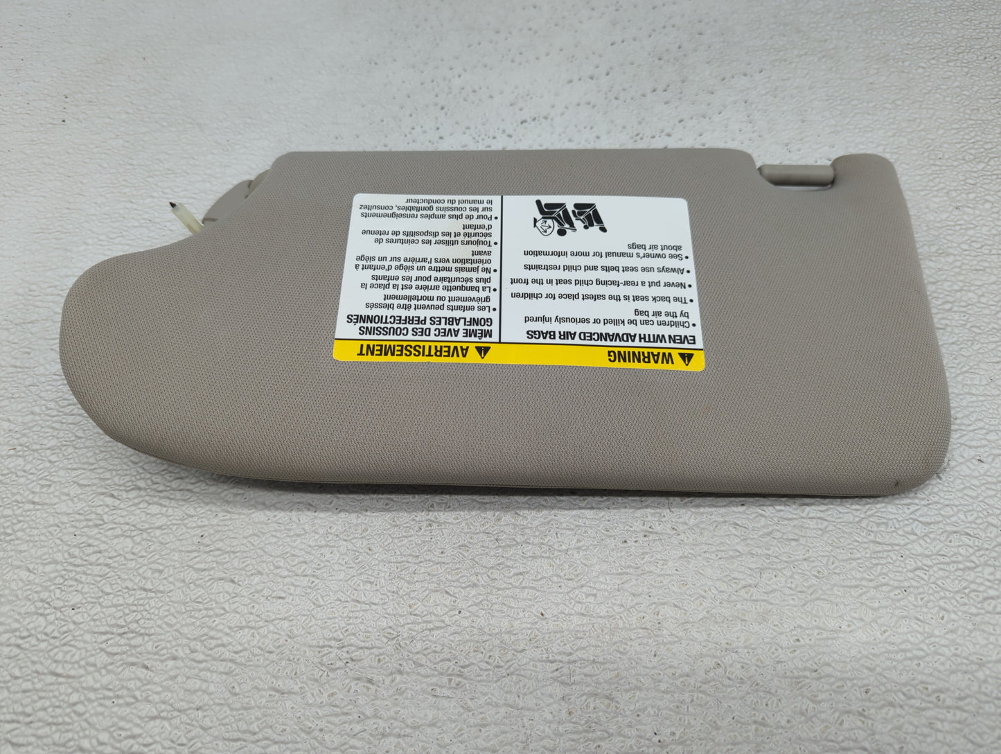 2013-2018 Nissan Altima Sun Visor Shade Replacement Passenger Right Mirror Fits Fits 2013 2014 2015 2016 2017 2018 OEM Used
