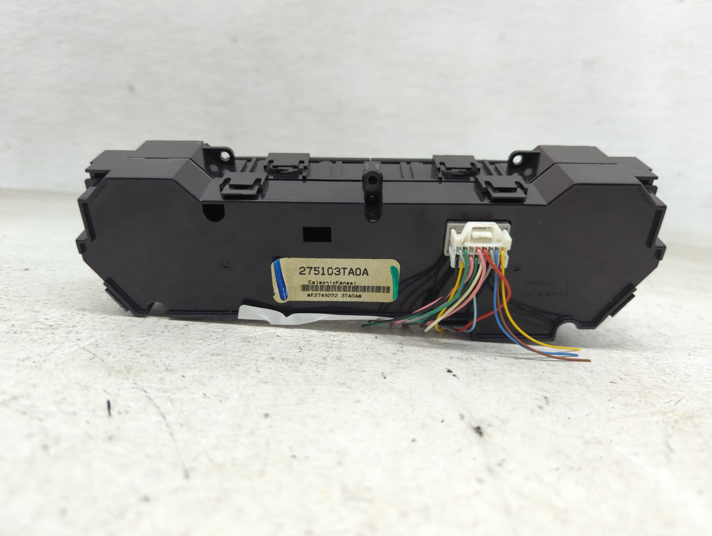 2013-2014 Nissan Altima Climate Control Module Temperature AC/Heater Replacement P/N:275103TA0A Fits Fits 2013 2014 OEM Used