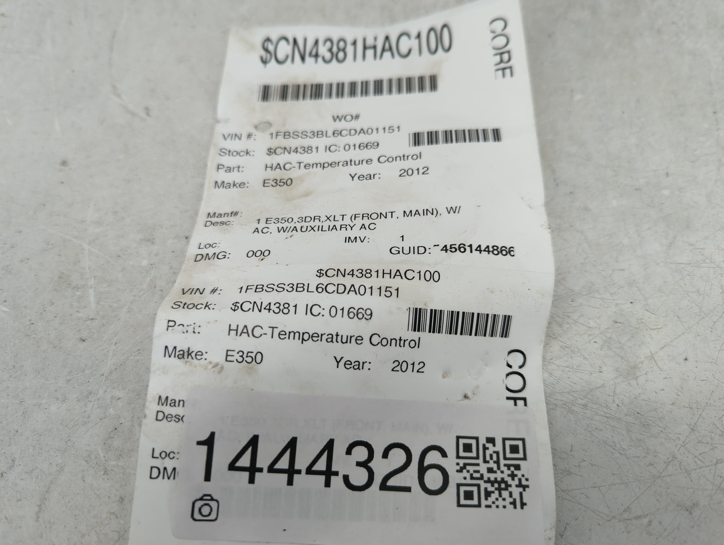 2013-2014 Nissan Altima Climate Control Module Temperature AC/Heater Replacement Fits Fits 2013 2014 OEM Used Auto Parts - O