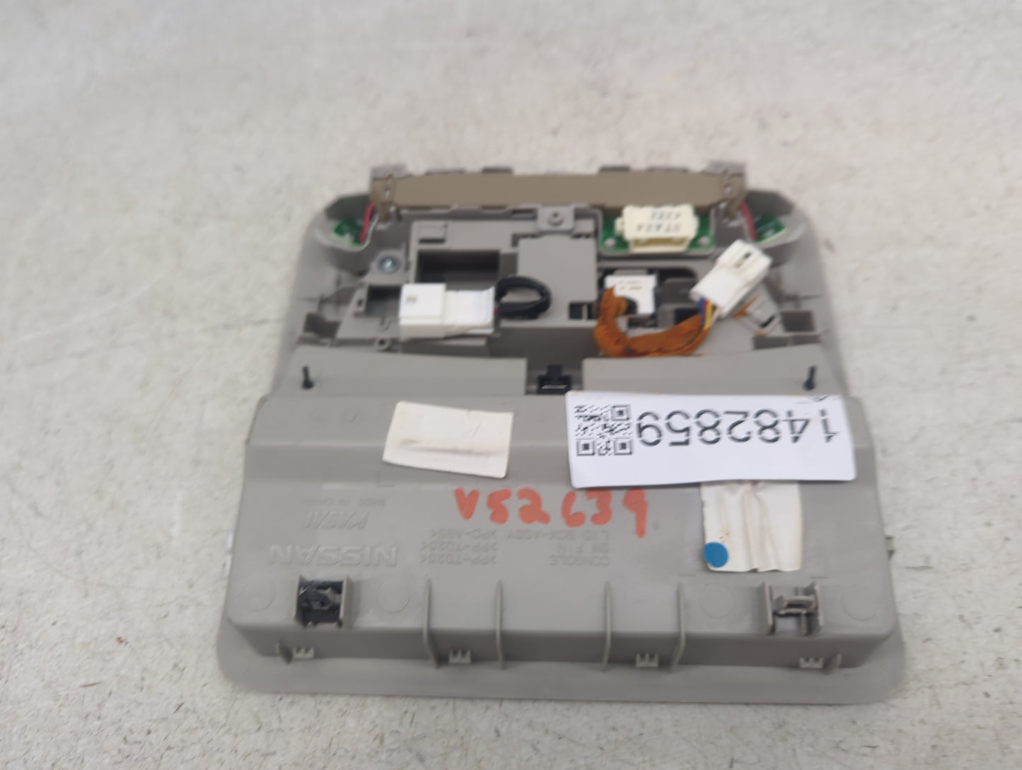 2013-2015 Nissan Altima Overhead Roof Console Gray - Oemusedautoparts1.com