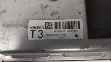 2013-2014 Nissan Altima PCM Engine Control Computer ECU ECM PCU OEM P/N:BEM400-300 MEC300-012 A1, MEC300-052 Fits Fits 2013 2014 OEM Used Auto Parts