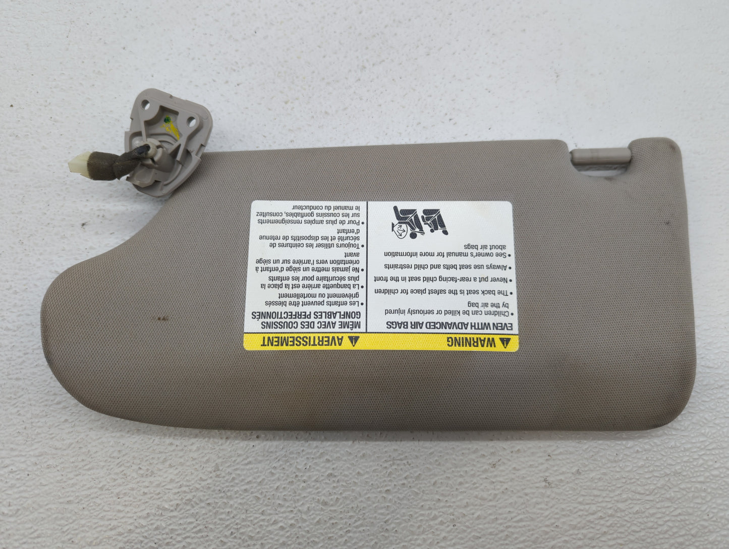 2013-2018 Nissan Altima Sun Visor Shade Replacement Passenger Right Mirror Fits Fits 2013 2014 2015 2016 2017 2018 OEM Used