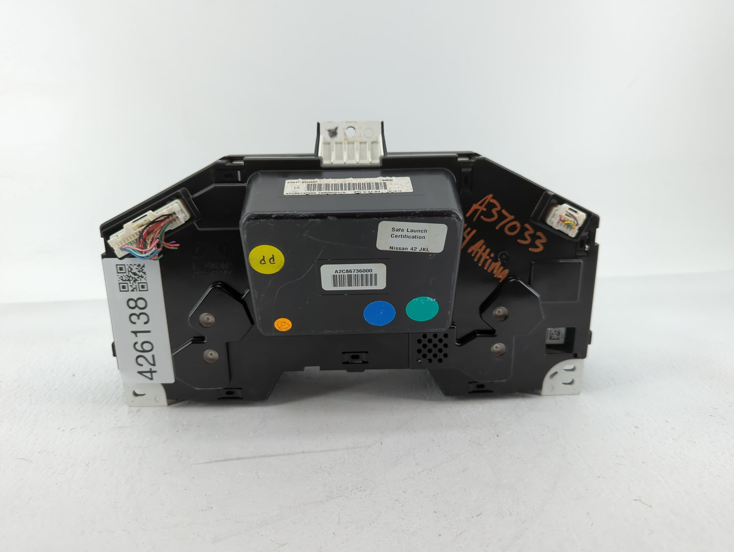 2014 Nissan Altima Instrument Cluster Speedometer Gauges P/N:24810 9HM0A Fits OEM Used Auto Parts - Oemusedautoparts1.com