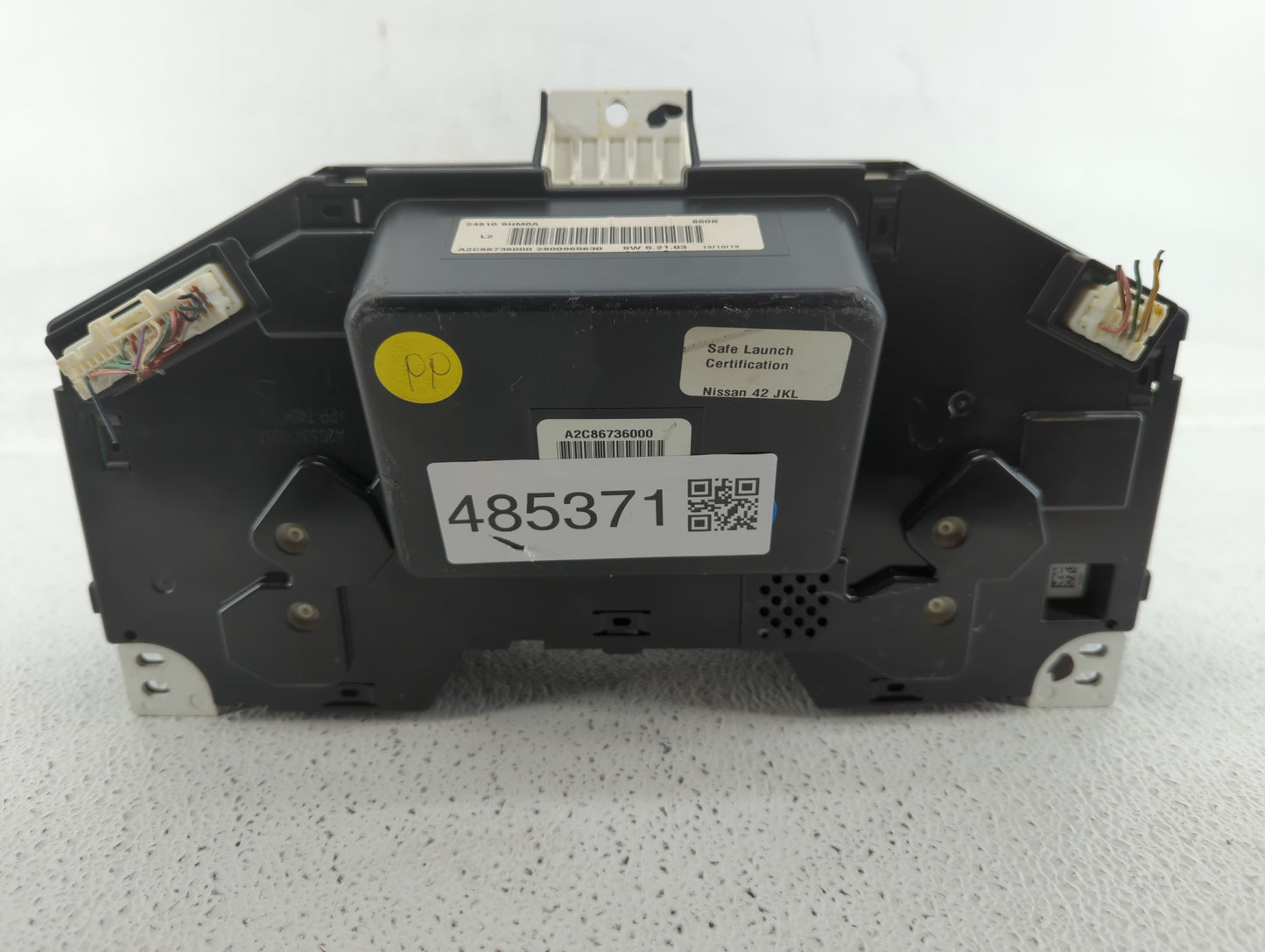 2014 Nissan Altima Instrument Cluster Speedometer Gauges P/N:24810 9HM0A Fits OEM Used Auto Parts - Oemusedautoparts1.com