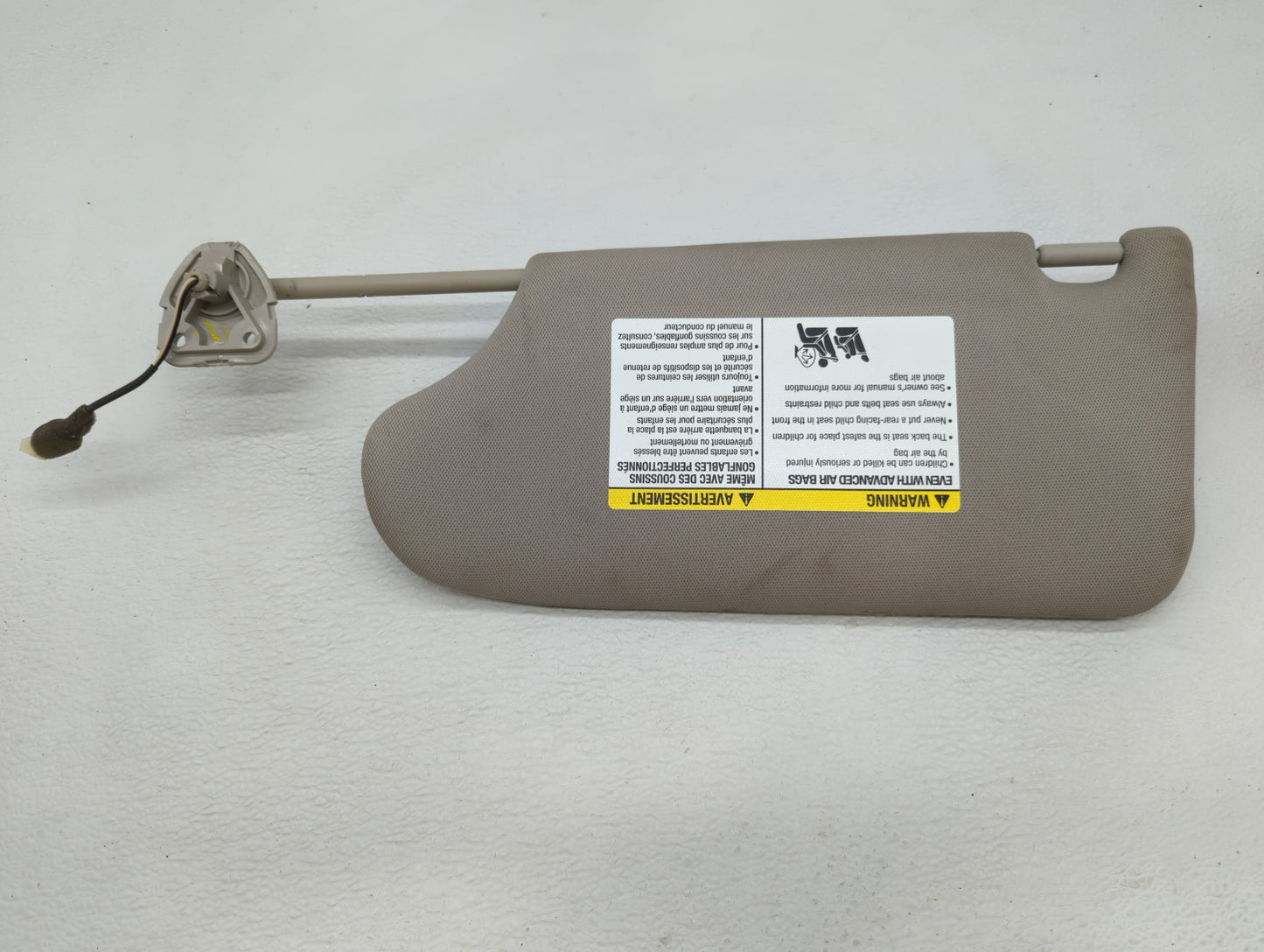 2013-2018 Nissan Altima Sun Visor Shade Replacement Passenger Right Mirror Fits Fits 2013 2014 2015 2016 2017 2018 OEM Used