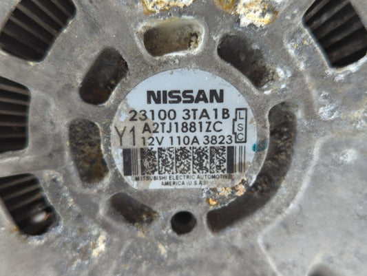 2013-2017 Nissan Altima Alternator Replacement Generator Charging Assembly Engine OEM P/N:A2TJ1881ZC 23100 3TA1B Fits OEM Used Auto Parts